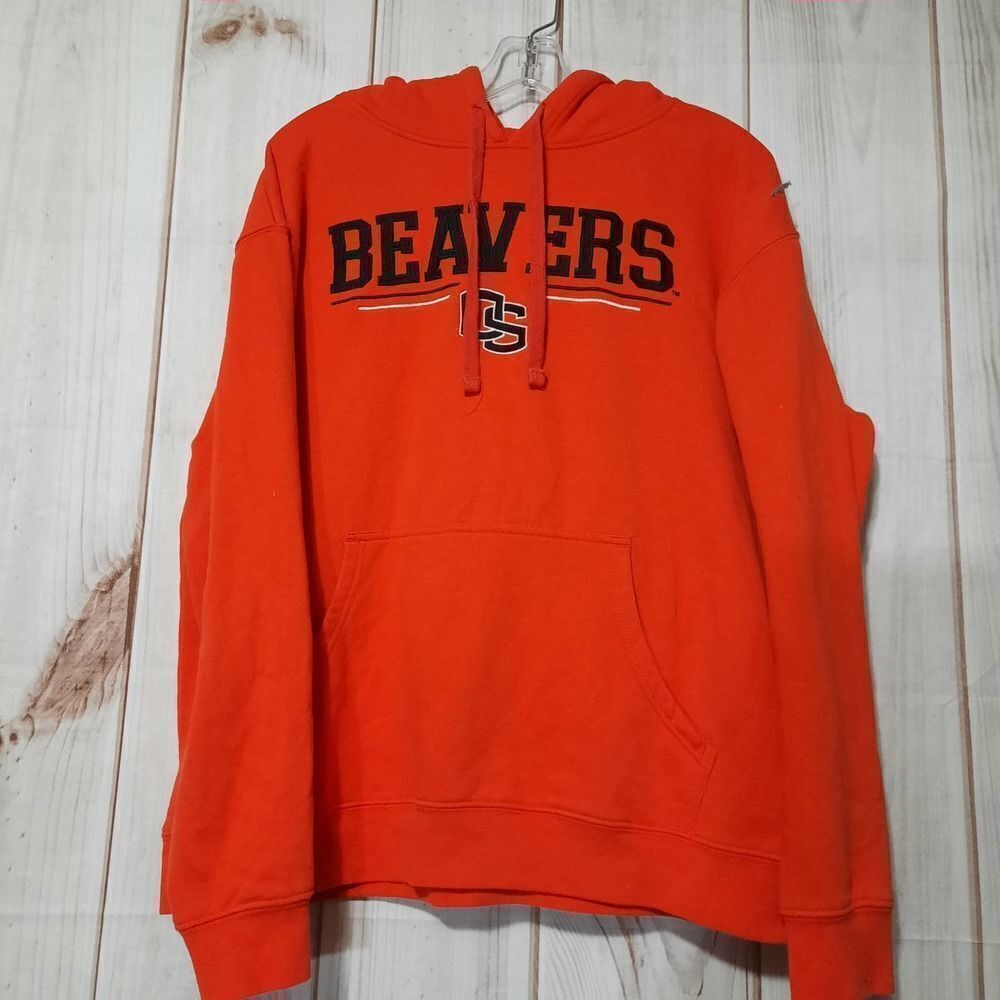 Oregon State Beavers Hooded Sweatshirt‎ Men's Size Large